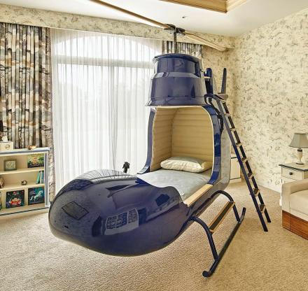 This Kids Helicopter Bed Might Be The Greatest Bed Ever Made