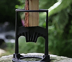 Kindling Cracker Lets You Split Wood With a Hammer