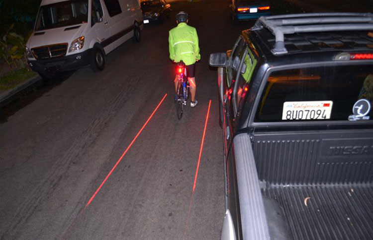 Laser Bike Lane Lights