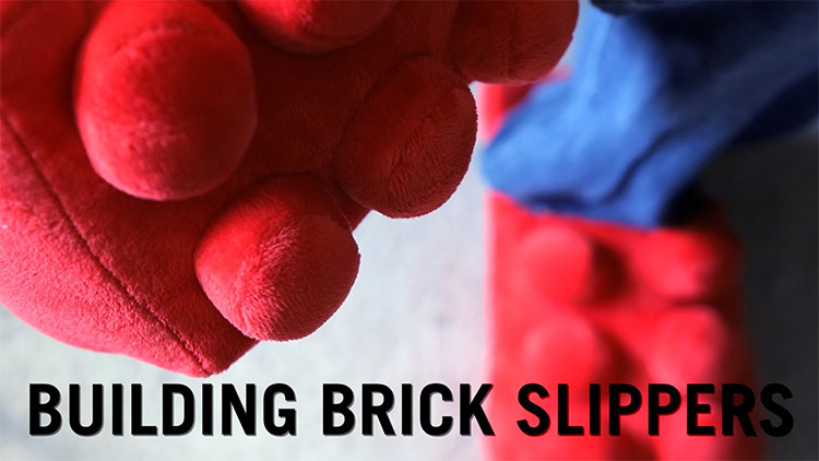 Lego Slippers - Building Block Slippers