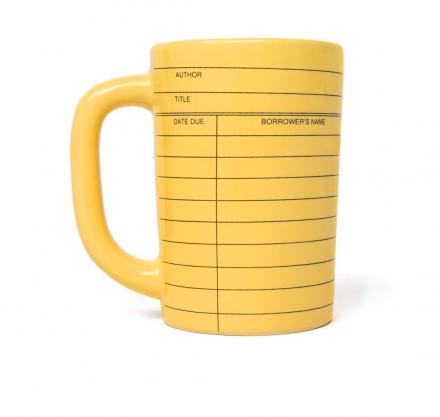 Library Card Coffee Mug