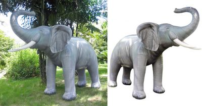 Life-Size Inflatable Elephant Toy