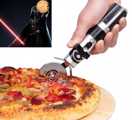Every Star Wars Geek Requires This Lightsaber Pizza Cutter That Has Lights and Sound Effects