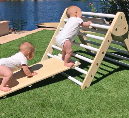 baby wooden climber