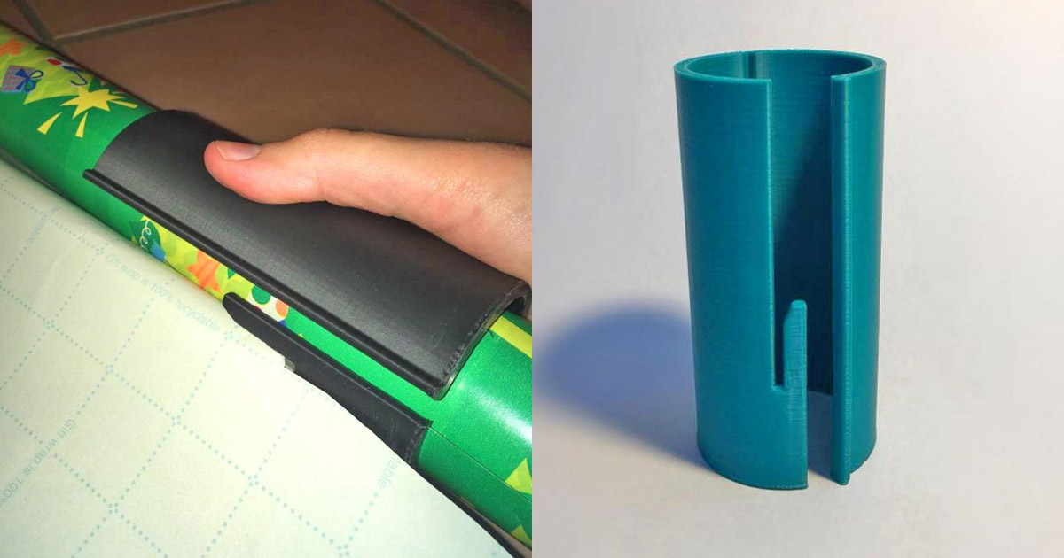 Little Elf: Sliding Wrapping Paper Cutter Makes Cuts In Seconds