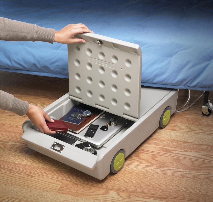 Lock And Roll Under Bed Personal Safe