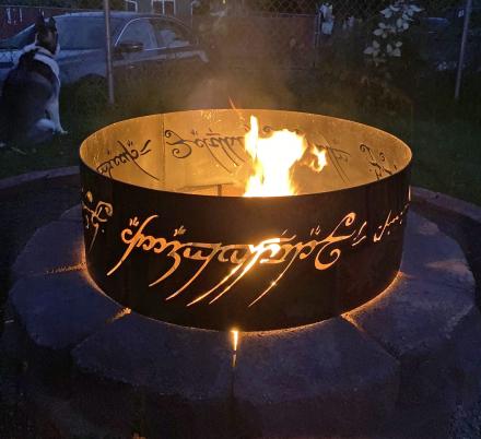 Lord Of The Rings Fire Pit