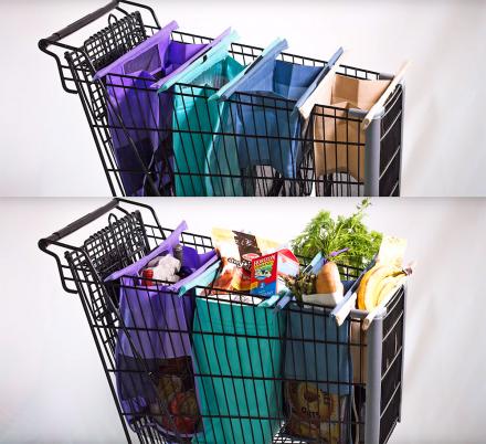 Lotus Trolley Bags: Reusable and Expandable Grocery Cart Bags