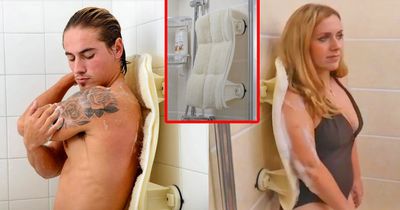 Luffoliate: Hands Free Shower Back Scrubber Lets You Wash Back Like a Bear