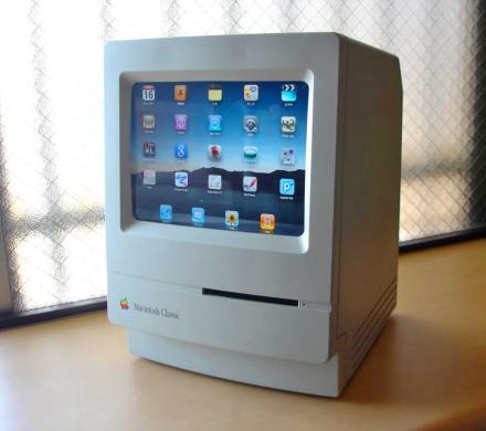Macintosh iPad Stand