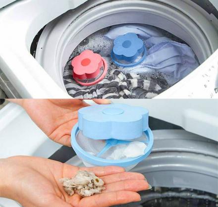 Floating Pet Fur Catcher Laundry Lint & Pet Hair Remover NEW F5V8 