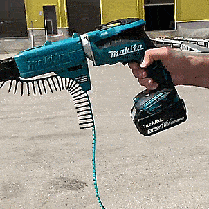 This Makita Autofeed Screwdriver Will Save Your Time and Your Back During Long Projects