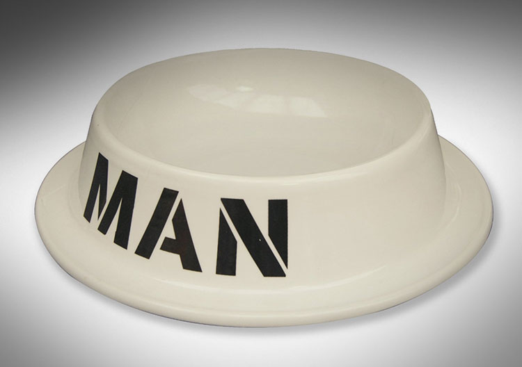 Man Bowl The Human Dog Bowl