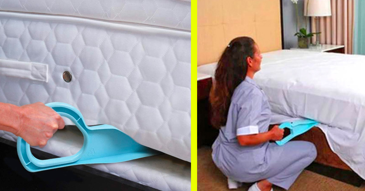 This Mattress Lifting Tool Helps Change Your Bed Sheets While Saving