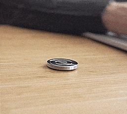 MezmoCoin Is an Mesmerizing Spinning Top That Spins For Over 12 Minutes