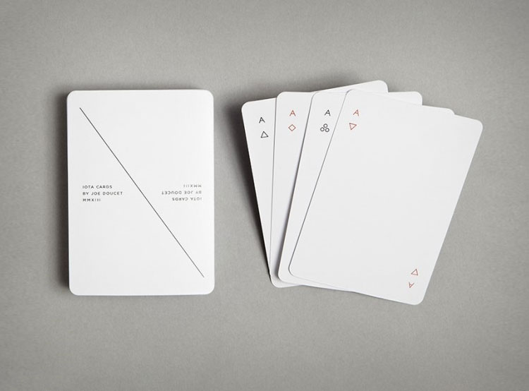 Iota Minimalist Playing Cards