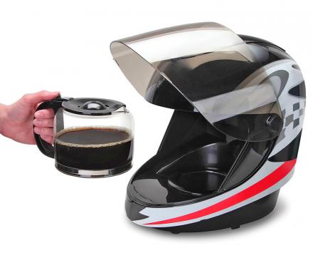 Motorcycle Helmet Coffee Maker