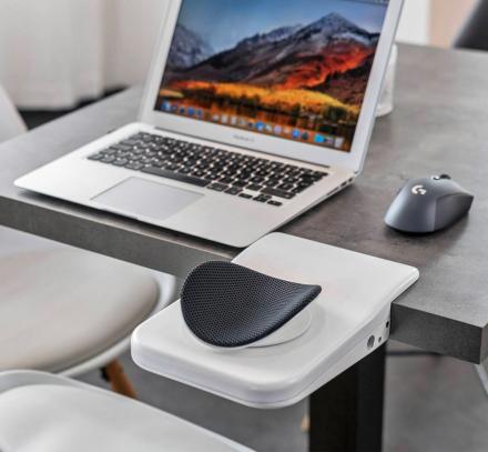 Mouzen Ergonomic Swiveling Elbow Rest Mounts Right To Your Desk