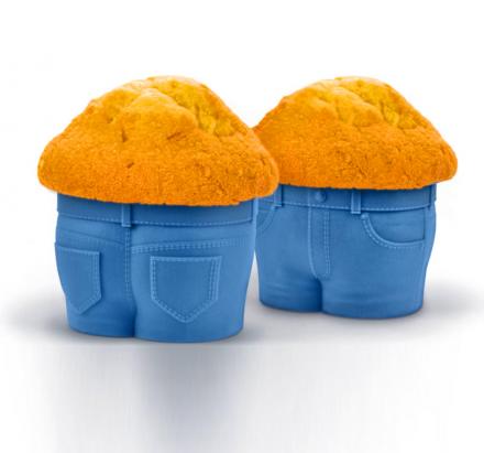 Muffin Top Jeans Muffin Molds (Set of 4)