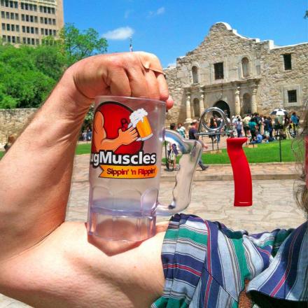 This Mug Muscle Has a Built-in Hand Exercise Tool To Workout While You Drink