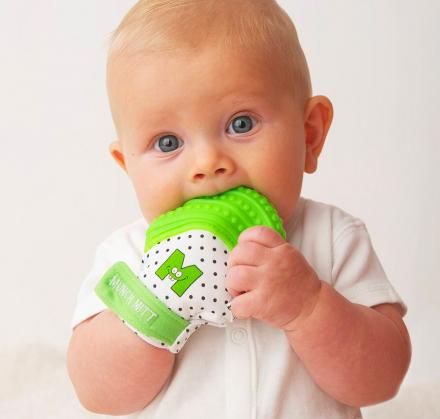 baby teething glove