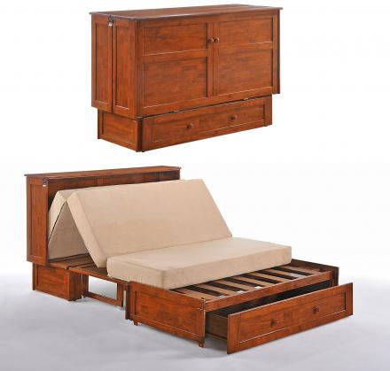 This Ingenious Murphy Cabinet Bed Transforms Into a Queen Size Bed