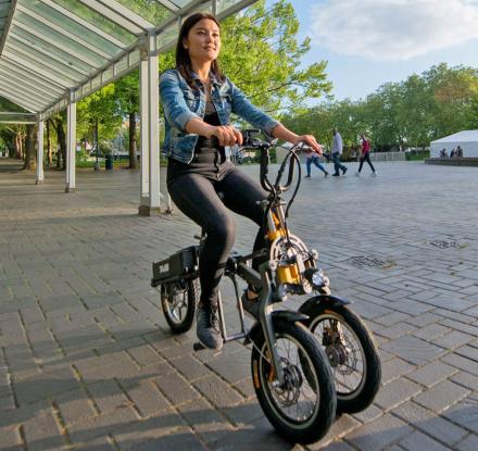 foldable scooter tricycle