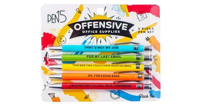These Offensive Office Pens Are The Perfect Way To Get Back At Annoying Coworkers These Offensive Office Pens Are The Perfect Way To Get Back At Annoying Coworkers