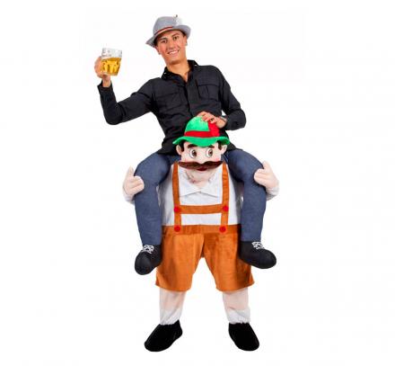 Oktoberfest Ride-on Piggyback German Beer Man Costume
