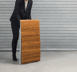 Ollie Shapeshifting Chair Goes Flat For Easy Storage