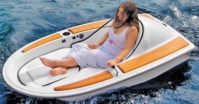 This One Person Electric Watercraft Is The Perfect Mini Boat To Cruise Around The Lake