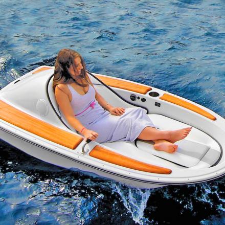 This One Person Electric Watercraft Is The Perfect Mini Boat To Cruise Around The Lake