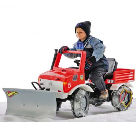 This Pedal Powered Snow Plow Actually Lets Your Kid Clear Your