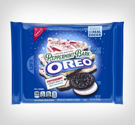 Peppermint Bark Oreos - Christmas Season Oreos