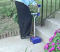 Pilot Step-Up Cane Gives Half Step For Helping People Up Stairs