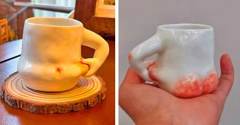 This Pinching Fat Belly Mug Is Designed To Perfectly Match Your Lifestyle