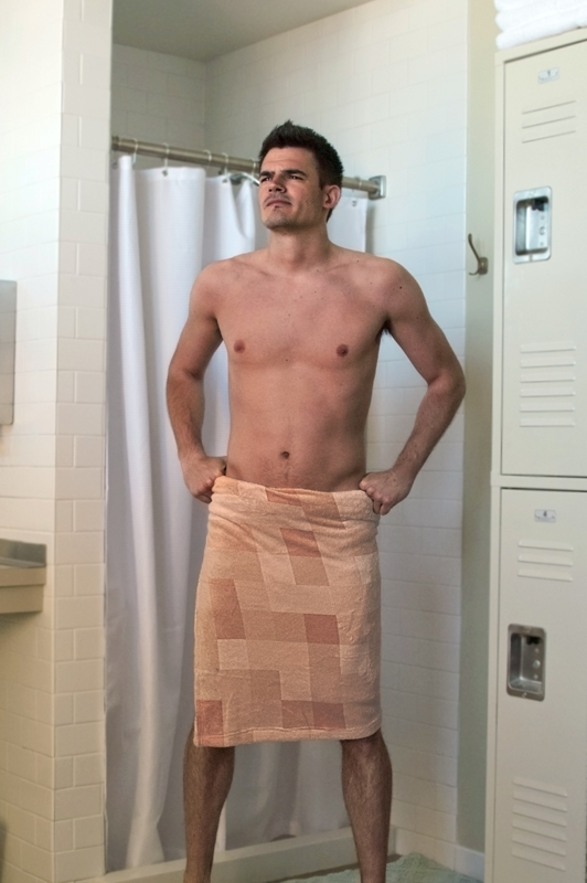 Censorship Towel - Pixelated Bath Towel