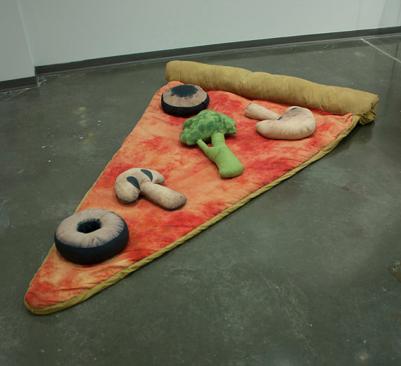 Pizza Bed Sleeping Bag 1