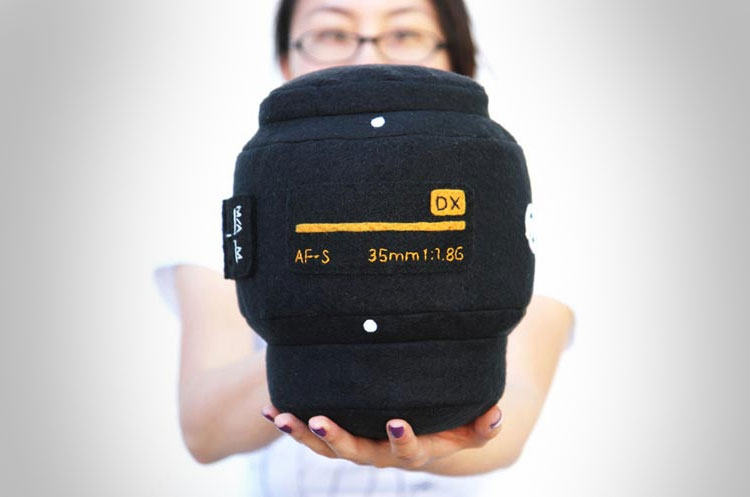 Plushtography DSLR Camera Lens Pillow