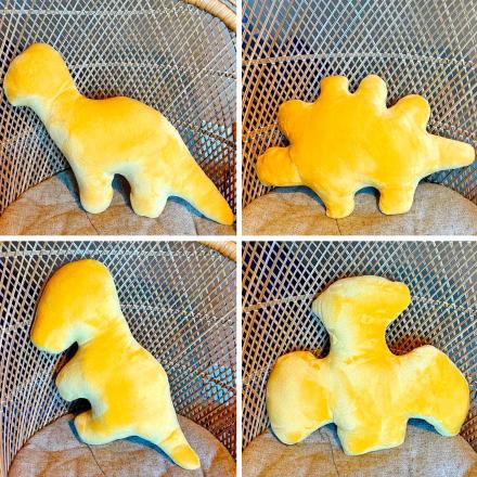 These Dinosaur Shaped Chicken Nuggets Pillows Are Perfect For Dino Loving Kids