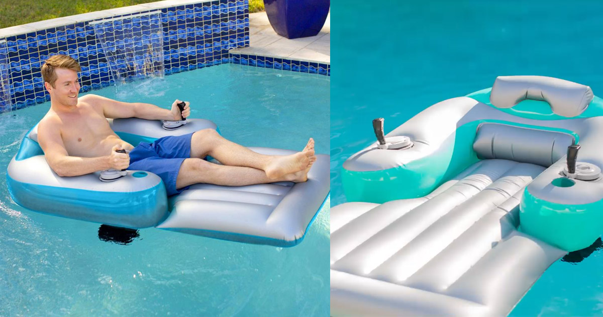 amazon motorized pool lounger