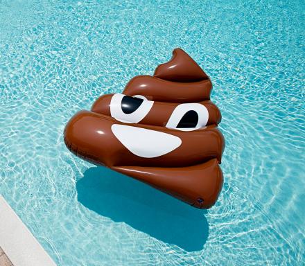 Poop Emoji Pool Float