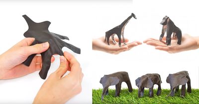 Pop-Up Animal Mini Sculpture Lets You Sculpt Your Own Animals Pop-Up Animal Mini Sculpture Lets You Sculpt Your Own Animals
