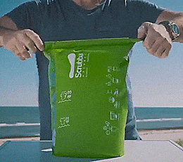 Portable Laundry System Wash Bag, Clean Your Clothes On The Go