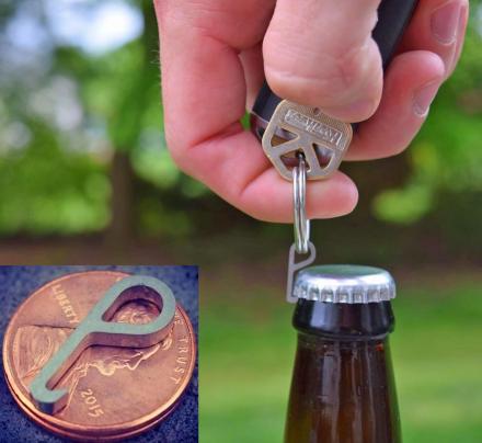 PryMe: The World's Tiniest Bottle Opener, Smaller Than a Penny