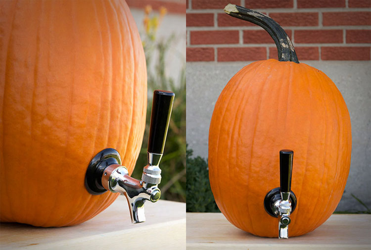 Pumpkin Keg Tap