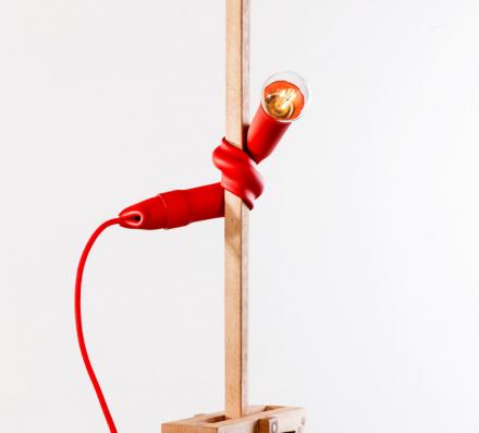 PVC Parasites: Lamps That Wrap Around Objects Like Vines