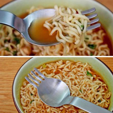This Ramen Noodle Fork Spoon Combo Is Pure Genius