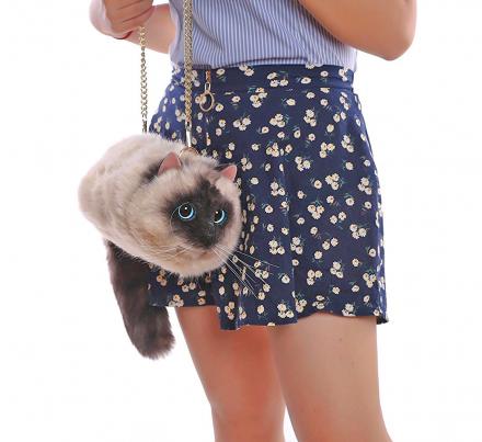 Cat best sale shaped purse