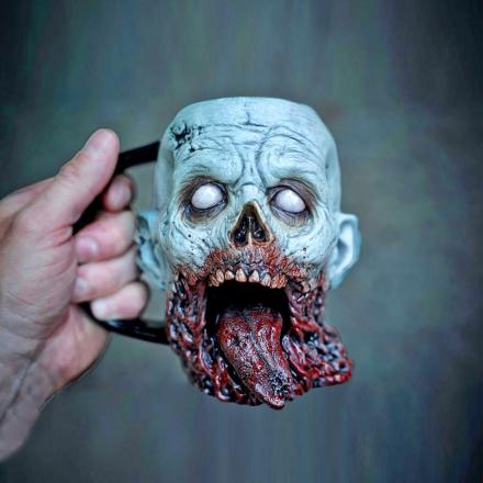 These Realistic Zombie Head Mugs Are Perfect For Horror Lovers